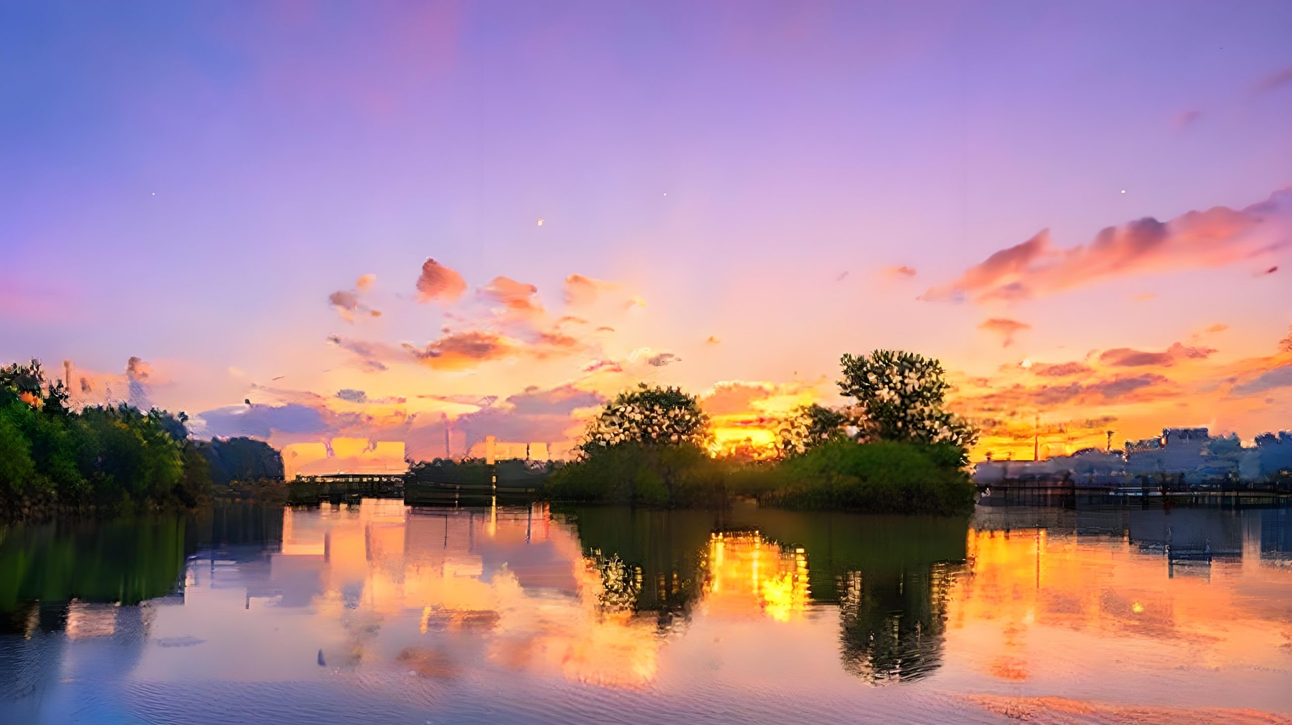 日落素材图片-风厂